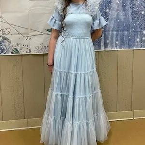 Blue prom dress